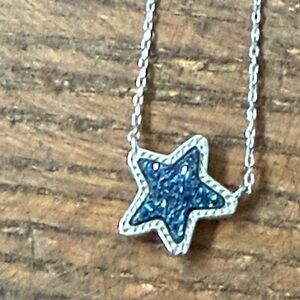 Silver Star Pendant Necklace